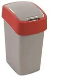 Curver - Flip Bin 50l Abfallbeh&auml;lter, Rot