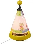Tischlampe Kinderzimmer Carrousel Projiziert Mond Und Sterne Ins Kinderzimmer