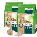 Cat's Best Sensitive Antibakterielle Katzenstreu Aus Holz F&uuml;r 2x20l Katzentoiletten