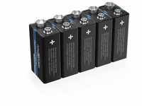 Ansmann - 5x Industrial Lithium Batterie 9V E-Block – 6FR22 (5 Stück)