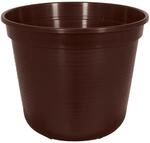 Blumentopf Standard Braun &Oslash; 24 Cm - Kunststoff - Geli