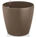 Lechuza&reg; Pflanzgef&auml;&szlig;e Classico Color 28 Muskat Braun Seidenmatt All-in-one