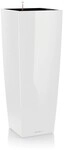 Lechuza&reg; Pflanzgef&auml;&szlig;e Cubico Alto Premium 40 Silber Metallic All-in-one