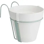 Elho - Pflanztopf Loft Urban Mit Balkonhalter &Oslash; 20 X 20 Cm Wei&szlig; Blument&ouml;pfe &