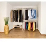Teleskop-garderoben-set Kleiderstange Garderobenstange Kleiderschrank - Wenko