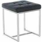 Clp - Edelstahl Sitzhocker Barci Schwarz