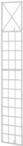 Rankgitter Trigo 200 X 40 Cm Wei&szlig;