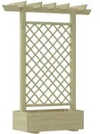 Pergola Mit Pflanzkasten 162x56x204 Cm Holz - Vidaxl