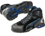Puma Safety Shoes - Puma Sicherheitsstiefel Rio Black Mid Gr&ouml;&szlig;e 39 Schwarz/blau (