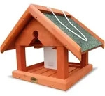 Habau - Vogelhaus ''Buchfink'' Mit Silo, Zum Aufh&auml;ngen, 38 X 28 X 30 Cm