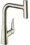 Talis Select M51 - Sp&uuml;ltisch Einhebelmischer 220 Mit Ausziehbarem Auslauf, Edelstahl