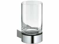 Glashalter Plan mit Echtkristall-Glas silber eloxiert 14950179000 - Keuco