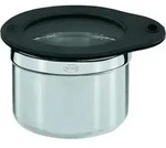 R&ouml;sle Aufbewahrungsglas Schwarz 300 Ml Edelstahl
