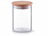 Zeller - Glasbehälter mit Bambusdeckel, 750ml