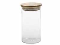Zeller - Vorratsglas mit Bamboodeckel - 1 Liter