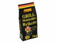 Grill-Brikett 3 kg Holzkohle Briketts Grillkohle Holzbriketts - Favorit
