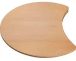 Accessoires - Schneidbret Rund, Buche 218421 - Blanco