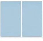 Schneide-/abdeckplatte Glas 2er Set