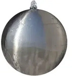 Vidaxl Garden Fountain Sphere With Leds Stainless Steel 20 Cm