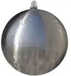 Vidaxl Garden Fountain Sphere With Leds Stainless Steel 40 Cm