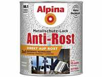 Alpina - Metallschutz-Lack Eisenglimmer 750 ml dunkelgrau Metallack Schutzlack