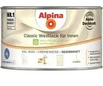 Classic Wei&szlig;lack, F&uuml;r Innen, Cremewei&szlig;, Seidenmatt, 300ml - Alpina