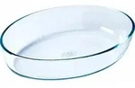 Ovale Schale 35cm Glas Pyrex 346b000/5046