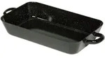 Riess Profi Pfanne Email, Schwarz, L&auml;nge: 370 Mm