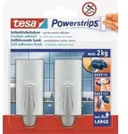 Tesa - Haken Powerstrip Large Chrom, Trend Haushaltsklebeband & Klebehaken