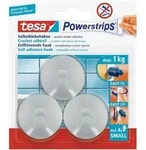Tesa - Haken Powerstrip Small Rund, Chrom Haken