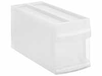 Schubladenbox Mono Systemix Slim 1 Schub transparent Boxen, Körbchen & Kisten -