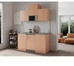 K&uuml;che Minik&uuml;che Singlek&uuml;che K&uuml;chenzeile K&uuml;chenblock Buche Gerda 150 Cm...