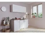 K&uuml;che Minik&uuml;che Singlek&uuml;che K&uuml;chenzeile Pantry Wei&szlig; Luis 150 Cm Respekta