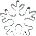 St&auml;dter Ausstechform Schneeflocke Edelstahl 6,5 Cm