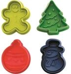 Ibili 733100 Set Ausstechformen Weihnachten Mehrfarbig