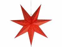Weihnachtsstern Dot von 3D Papierstern Weihnachten in Rot, Dekostern zum...