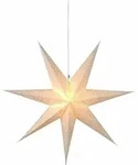 Weihnachtsstern Sensy, 3d Papierstern, Wei&szlig; &Oslash;70cm