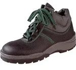 Bau-schn&uuml;rstiefel 39000, Gr. 39, Schwarz/grau, Leder, S3, Sra, En20345