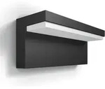 Mygarden - Led-wandleuchte F&uuml;r Den Au&szlig;enbereich 22x8 Cm, 2700 K, 4,5 W, Anthrazit