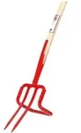 Spaten Unkrautstecher Mit B&uuml;gel 2 Bajonettzinken - Ideal