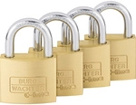Burg Wachter - Vorhangschloss-set 222/40sb/quad 4 Stk