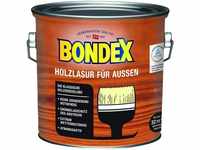 Holzlasur für Außen 2,5 l teak Lasur Holz Holzschutz Schutzlasur - Bondex