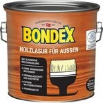 Bondex Holzlasur F&uuml;r Au&szlig;en 2,5 L Teak Lasur Holz Holzschutz Schutzlasur