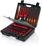 Knipex - 98 99 11 Kompaktkoffer 17-teilig Mit Isolierten Werkzeugen F&uuml;r Arbeiten An