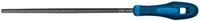 Pferd - Werkstattfeile Rund Hieb 1 250 Mm Mit Ergonomie-feilenheft
