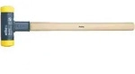 Wiha Schonhammer R&uuml;ckschlagfrei Mit Hickory-holzstiel I Rund-schlagkopf 25 I 320mm -