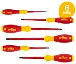 Wiha - Schraubendreher Set Softfinish&reg; Electric Schlitz I Pozidriv 6-teilig &ndash;