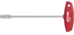 Steckschl&uuml;ssel Mit Quergriff Sechskant Glanzvernickelt 6,0 Mm (00967) - Wiha