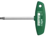Stiftschl&uuml;ssel Mit Quergriff Torx&reg; Magicspring&reg; Mattverchromt T10 (27965) - Wiha