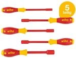 Steckschl&uuml;ssel Schraubendreher Set Softfinish&reg; Electric (29466) 5 Tlg. I F&uuml;r